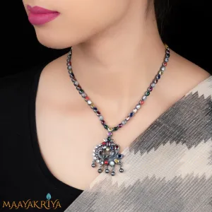 Navaratna Arjuna Necklace