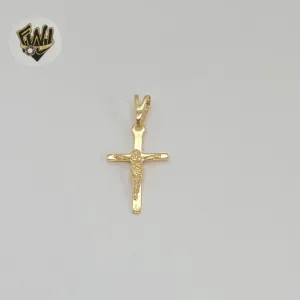 (1-2162) Gold Laminate - Cross Pendants - BGF