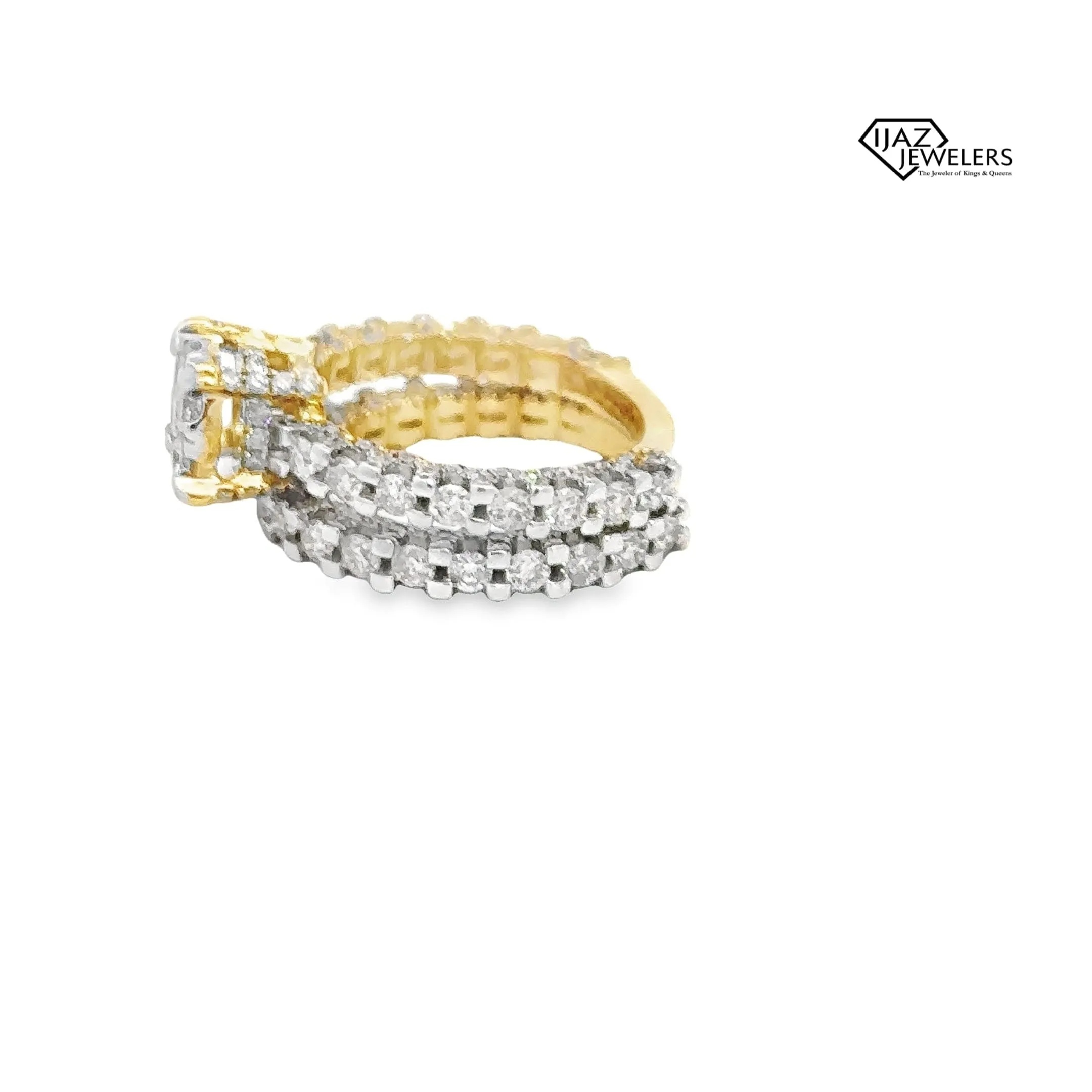 10K Gold 3.15 CTW Diamond Ladies Engagement Set