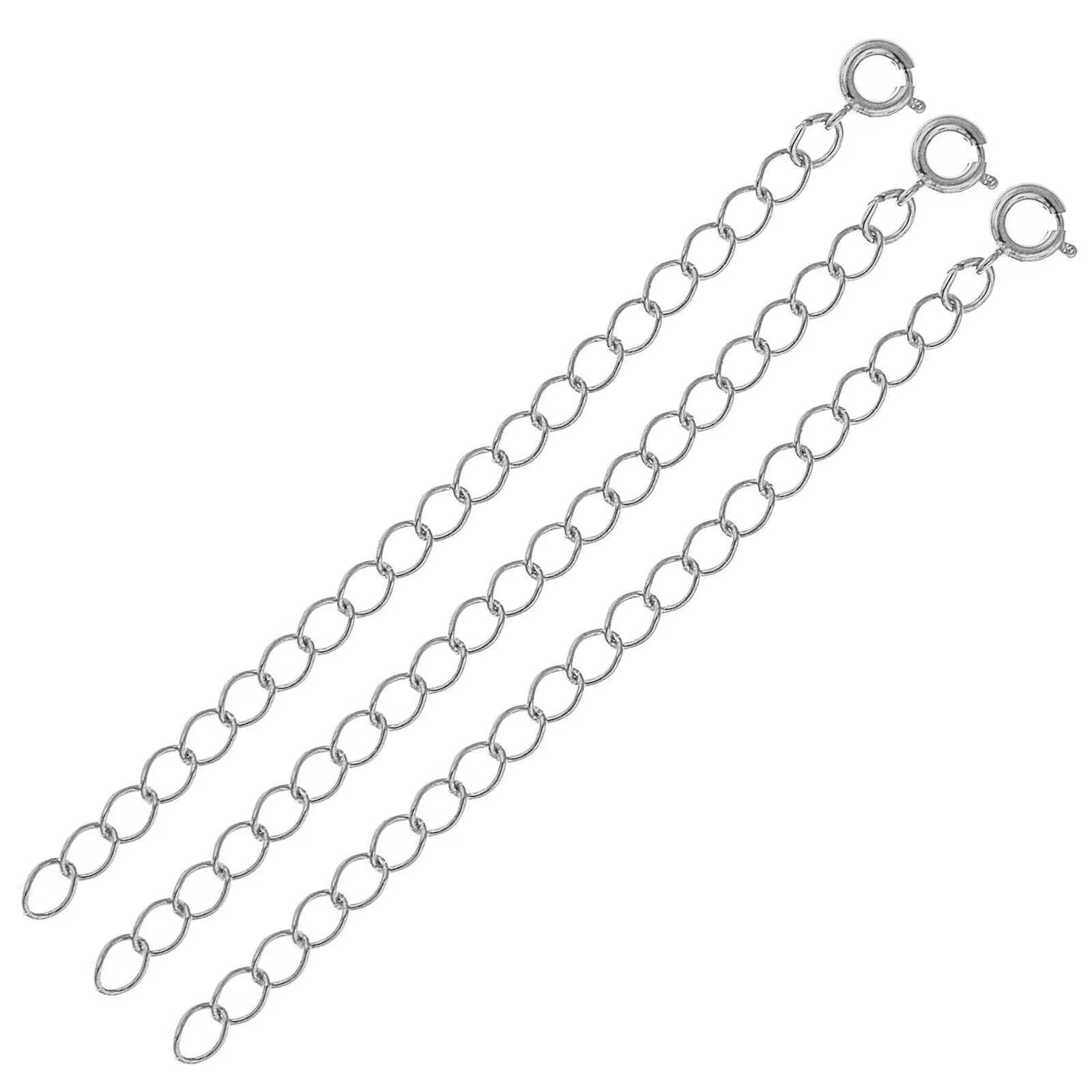 1928 Jewelry 3-Pack Necklace Extension Chains - 3-Inch Adjustable Length