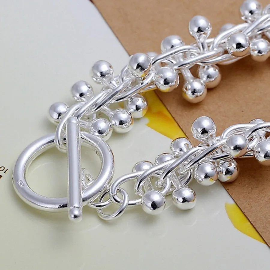 925 Tibetan Silver Chain High Quality Beaded Bracelet