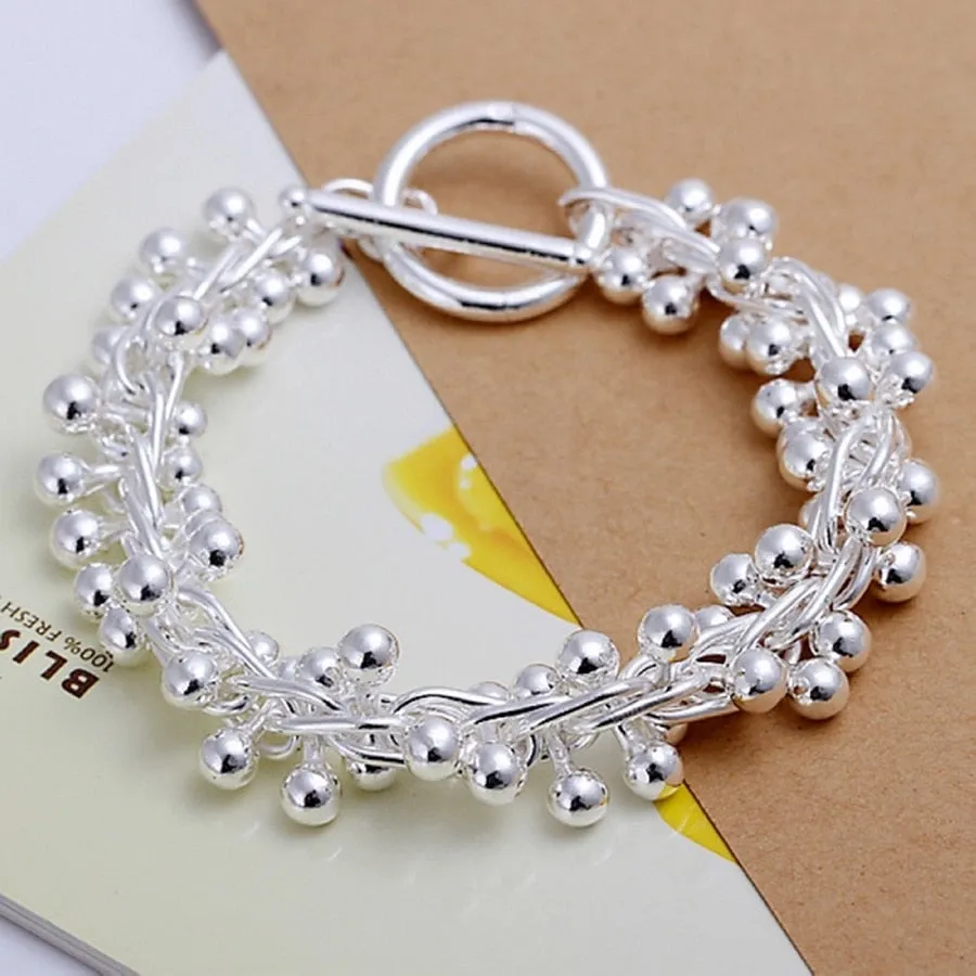 925 Tibetan Silver Chain High Quality Beaded Bracelet