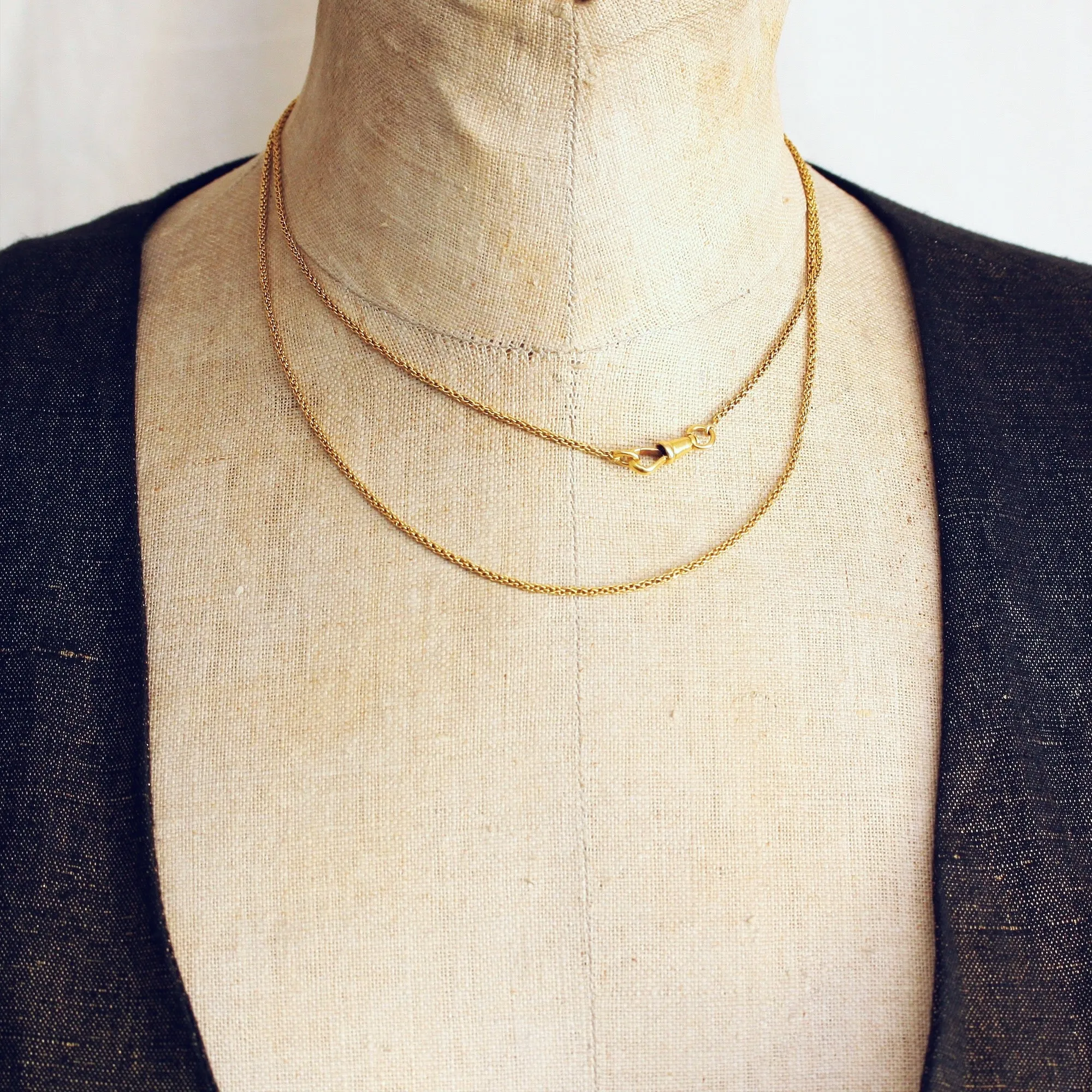 A Fine Quality Antique 18ct Gold Chain