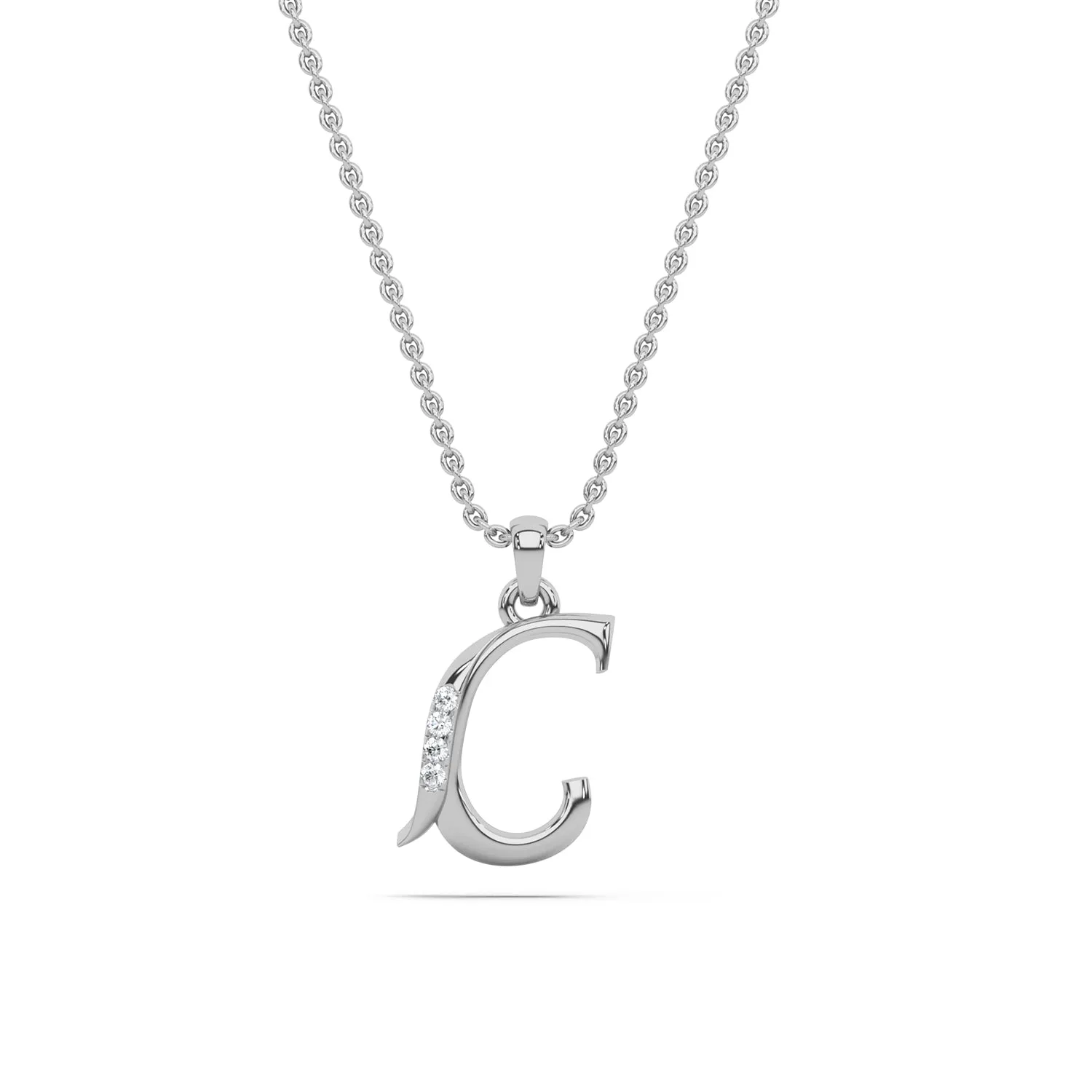 Alphabet C  Unisex Pendant