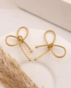 Amour Bow Fashionable Studs