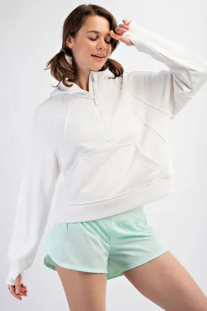 ARUBA HOODIE HALF ZIP