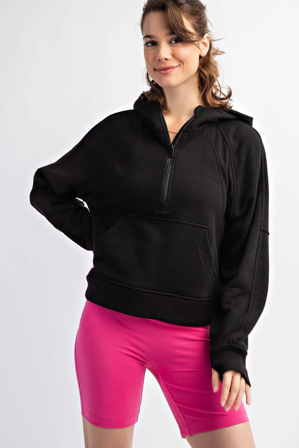 ARUBA HOODIE HALF ZIP