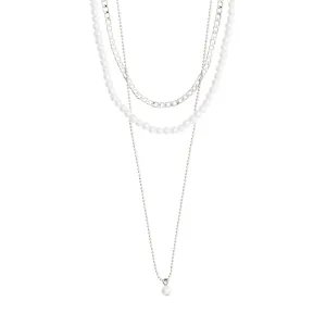 BAKER necklace 3-in-1 set silver-plated