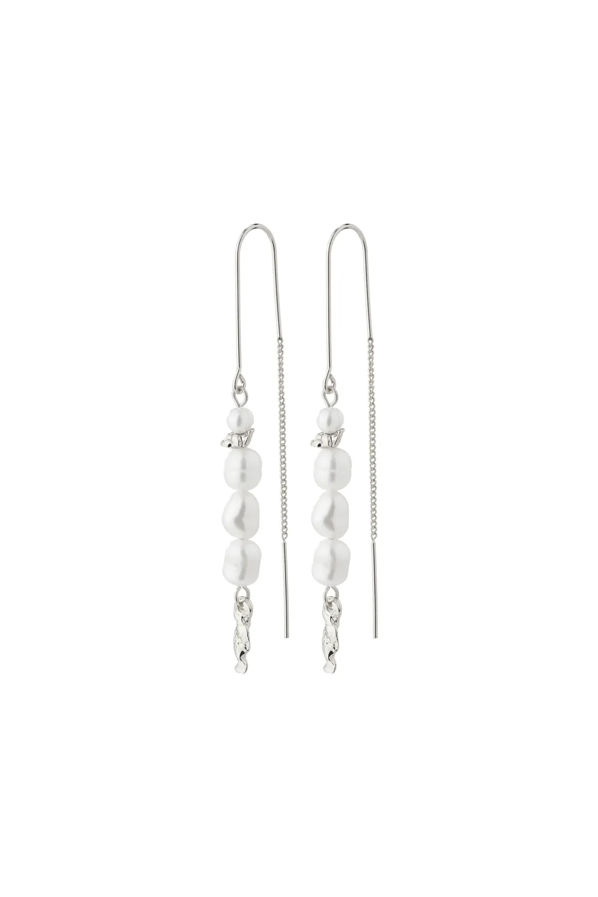 BERTHE PEARL CHAIN EARRINGS