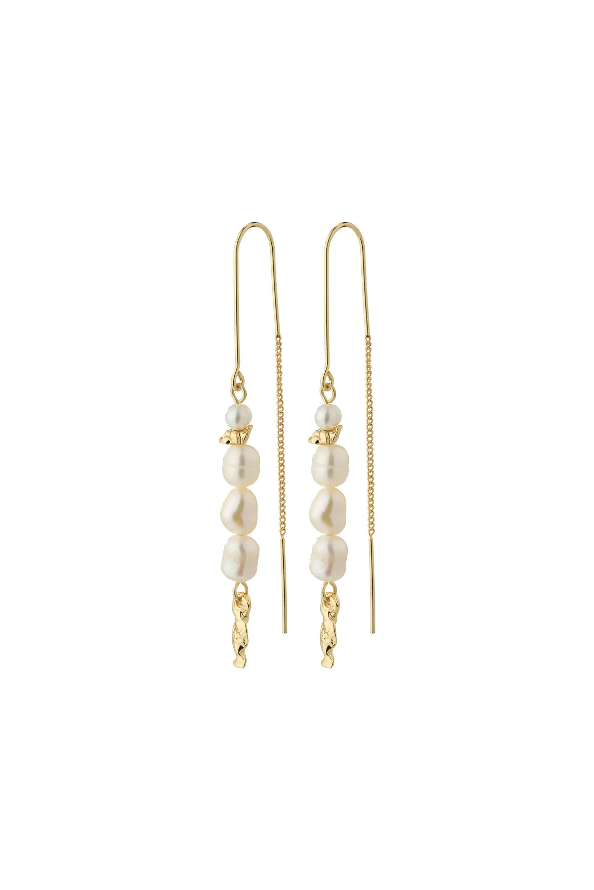 BERTHE PEARL CHAIN EARRINGS