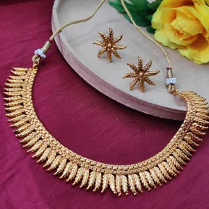 Bhavi Jewels Gold Plated Necklace set