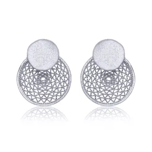 BLANCH SILVER STUD EARRINGS FILIGREE