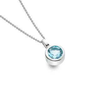 Blue Topaz Pendant