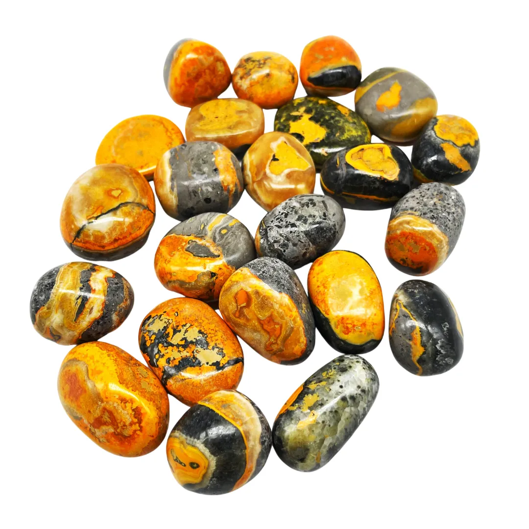 Bumblebee Jasper Tumbles .75”-2”