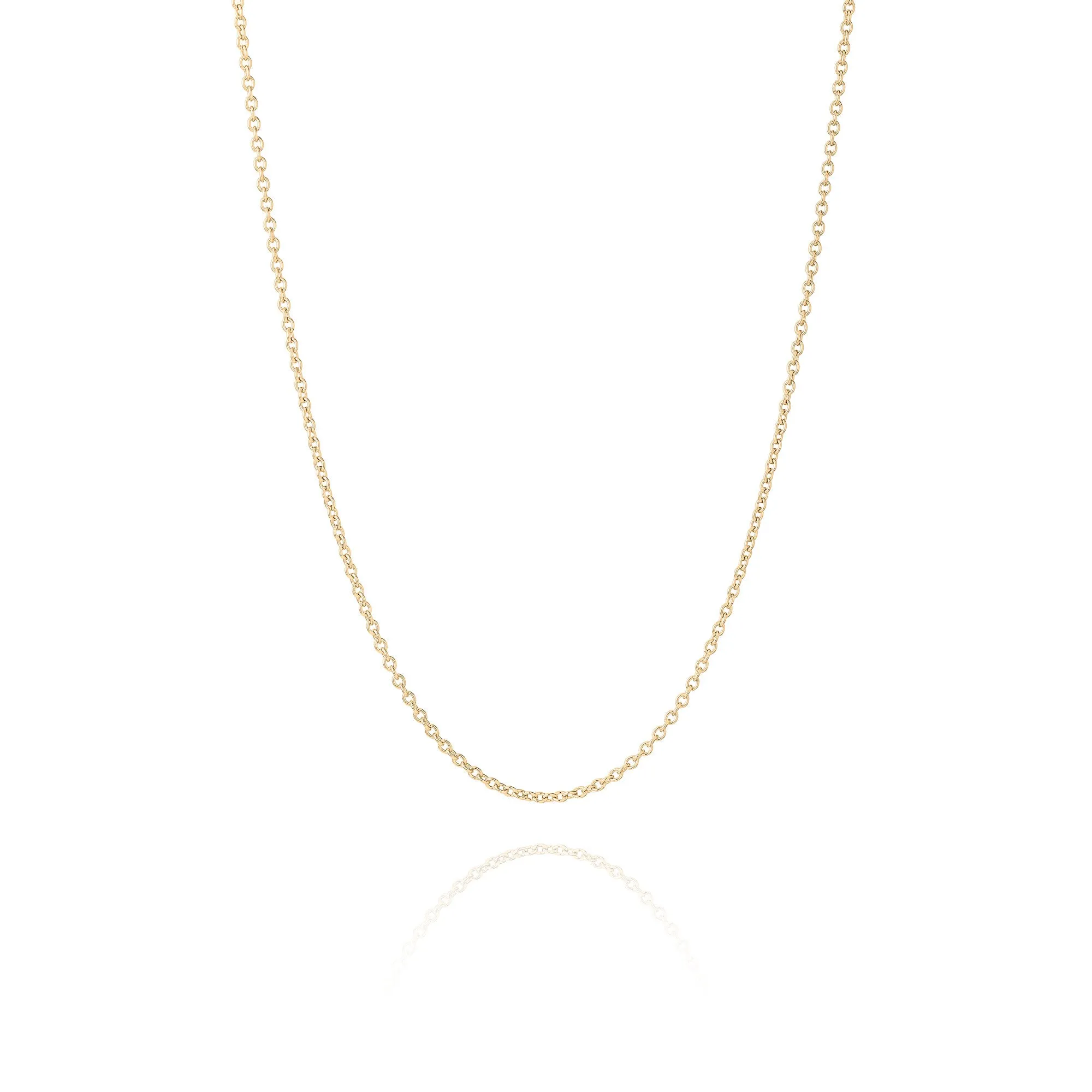 Cable Chain 18kt Yellow Gold - 1.5mm Wide