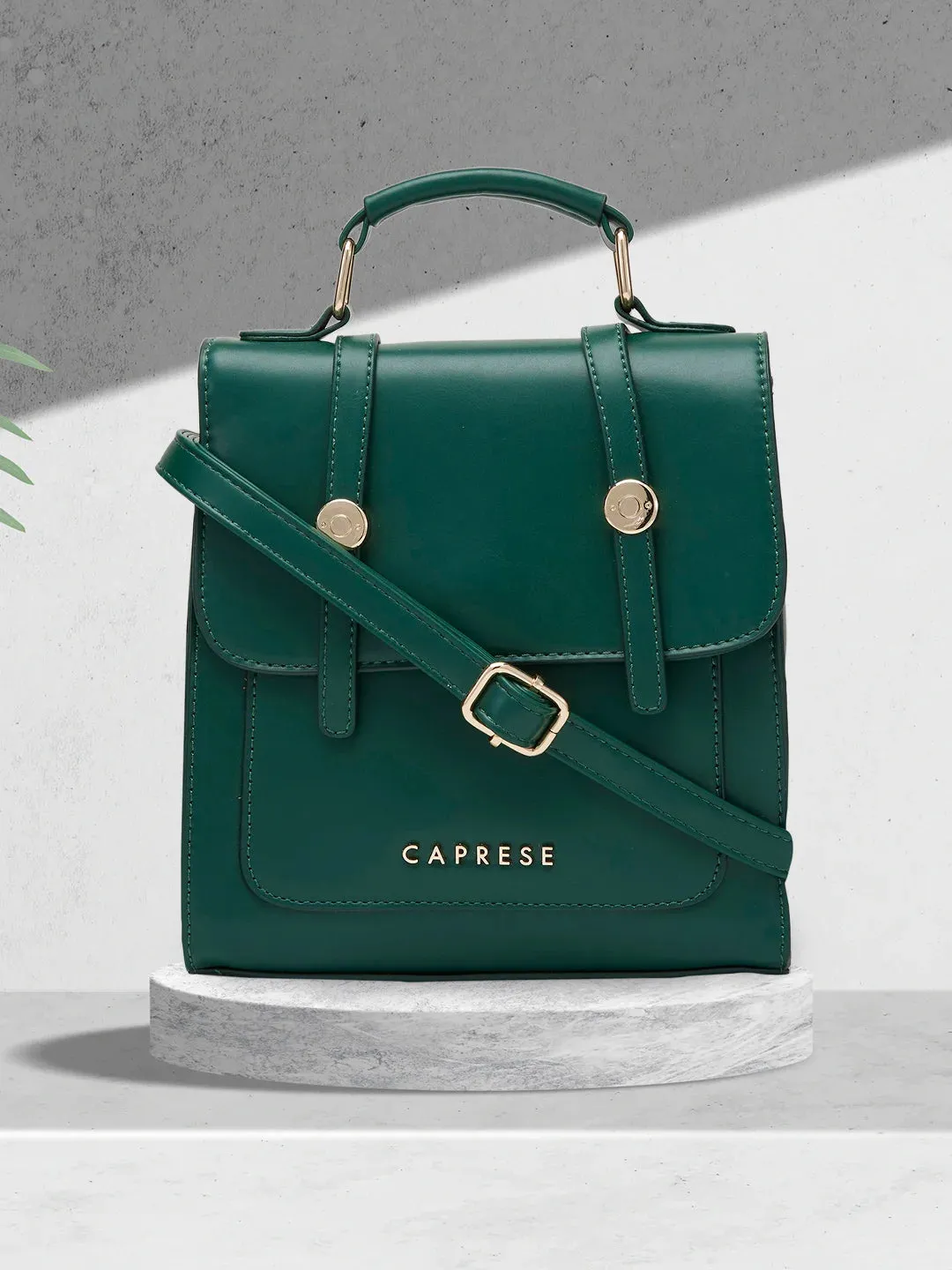 Caprese Inessa Backpack Small Dark Green