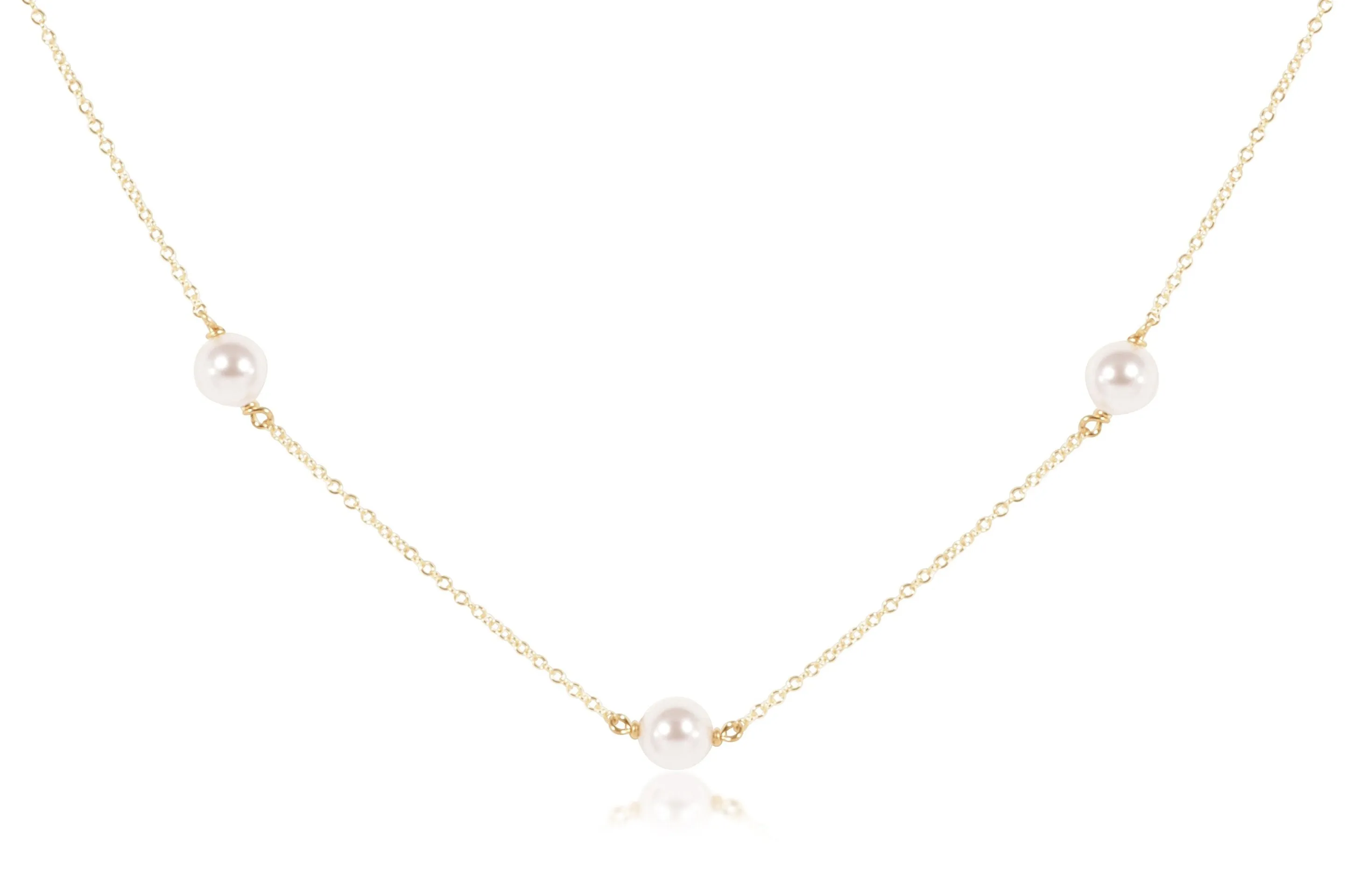 Choker Simplicity Chain Gold - 6mm Pearl