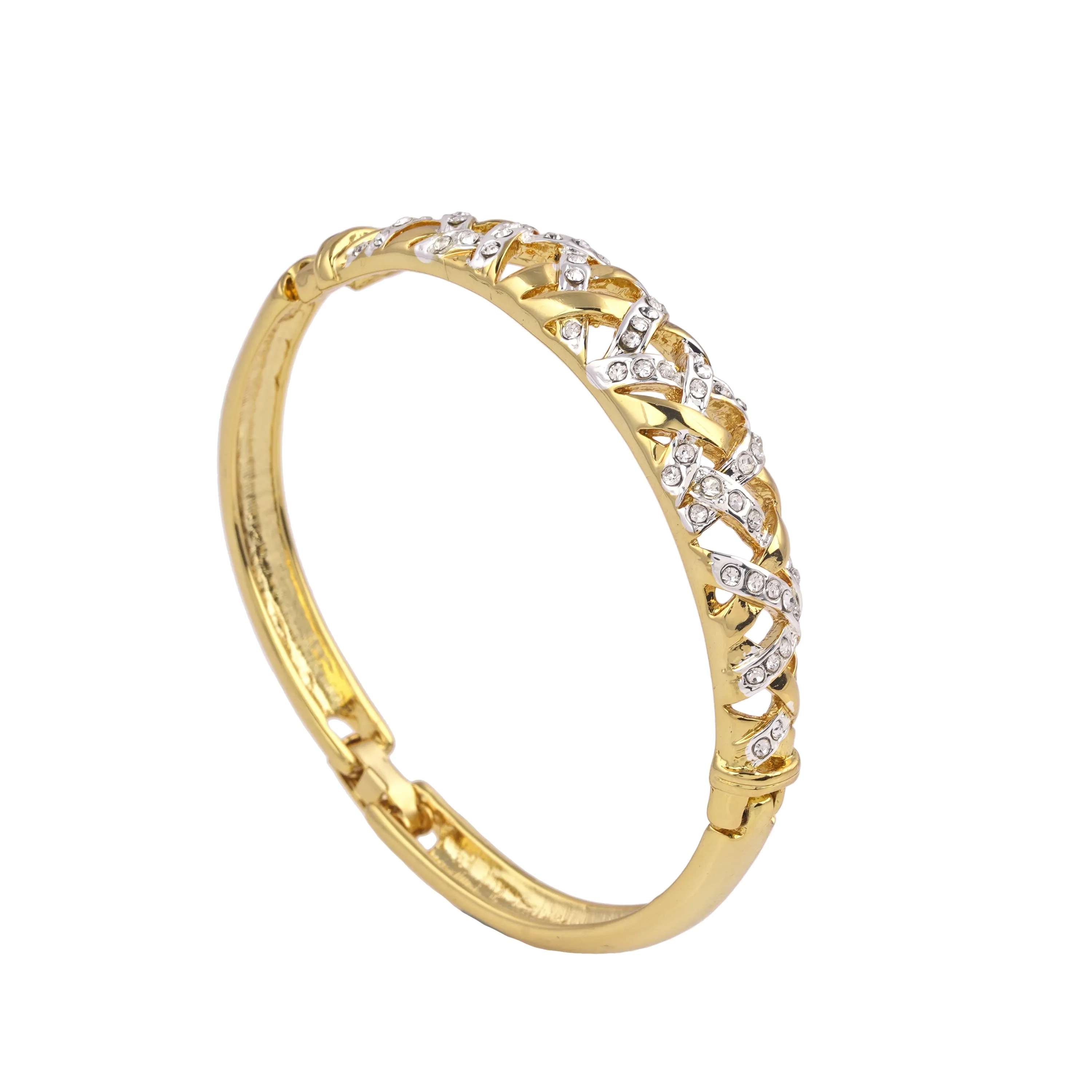 Estele Gold Plated American Diamond Bracelet for Women