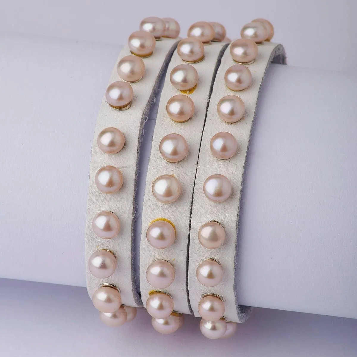 Fashionable Real Pearl Band Bracelet