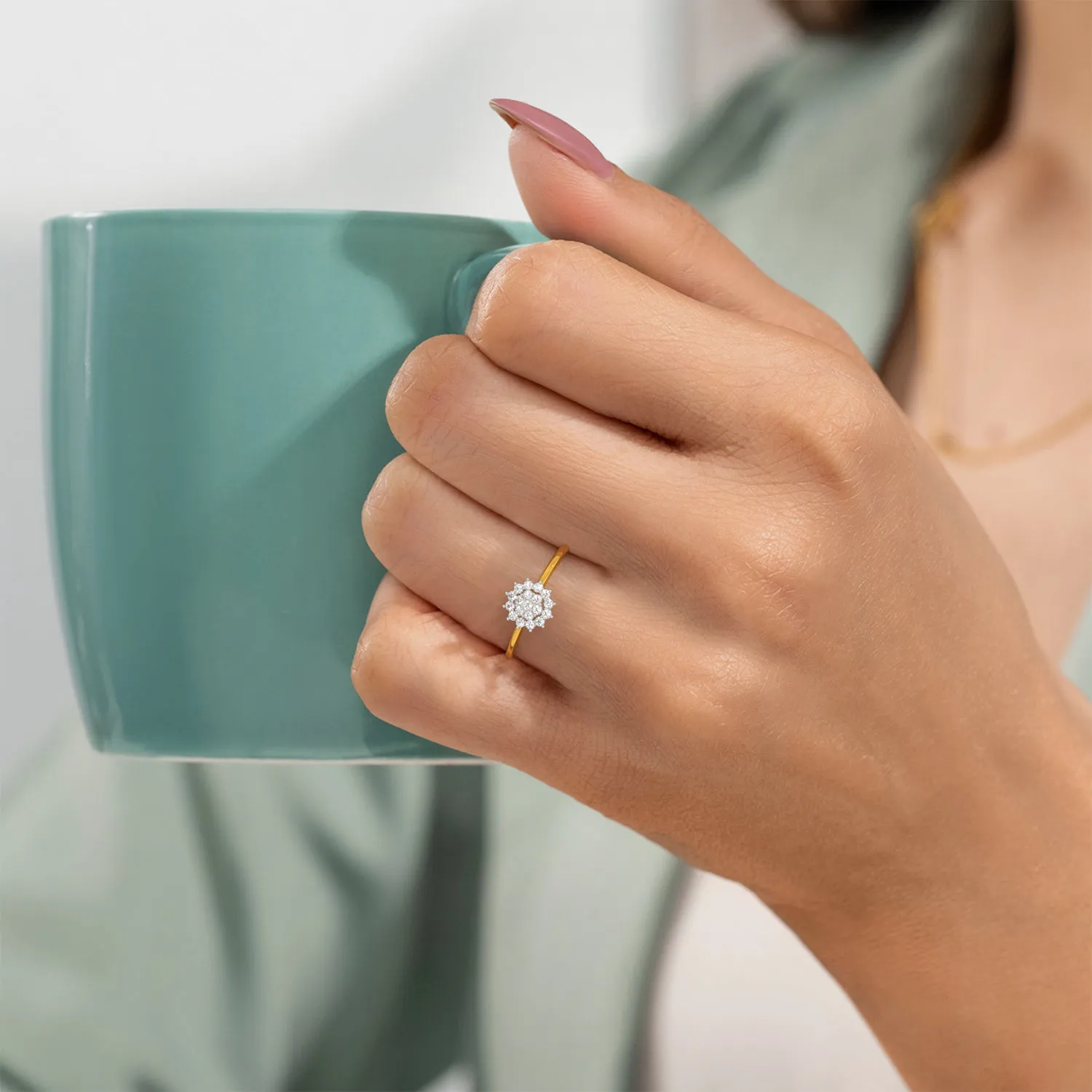 Floral Cluster Ring