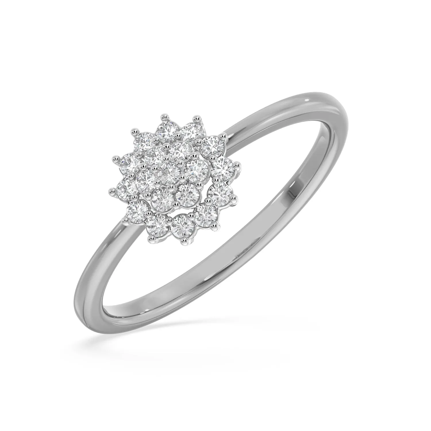 Floral Cluster Ring