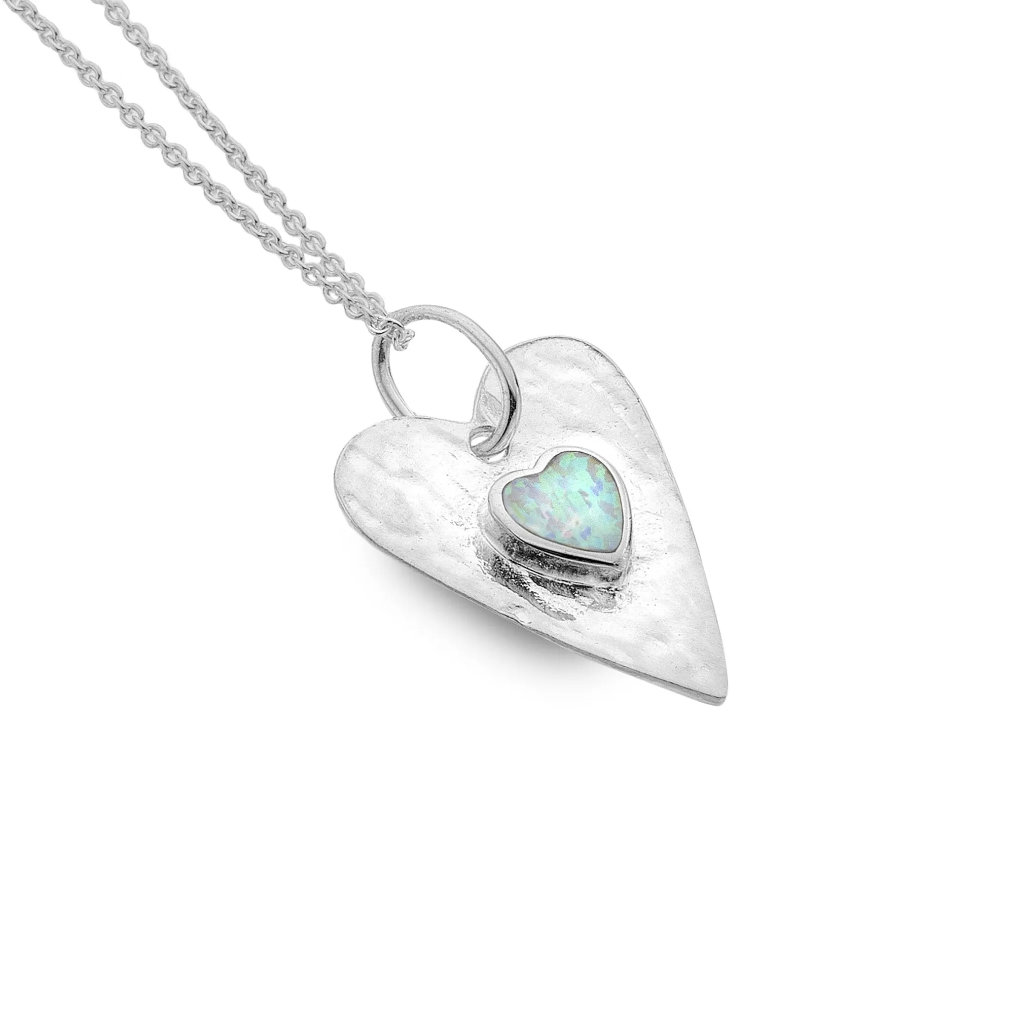 Forever Opalite Heart Pendant