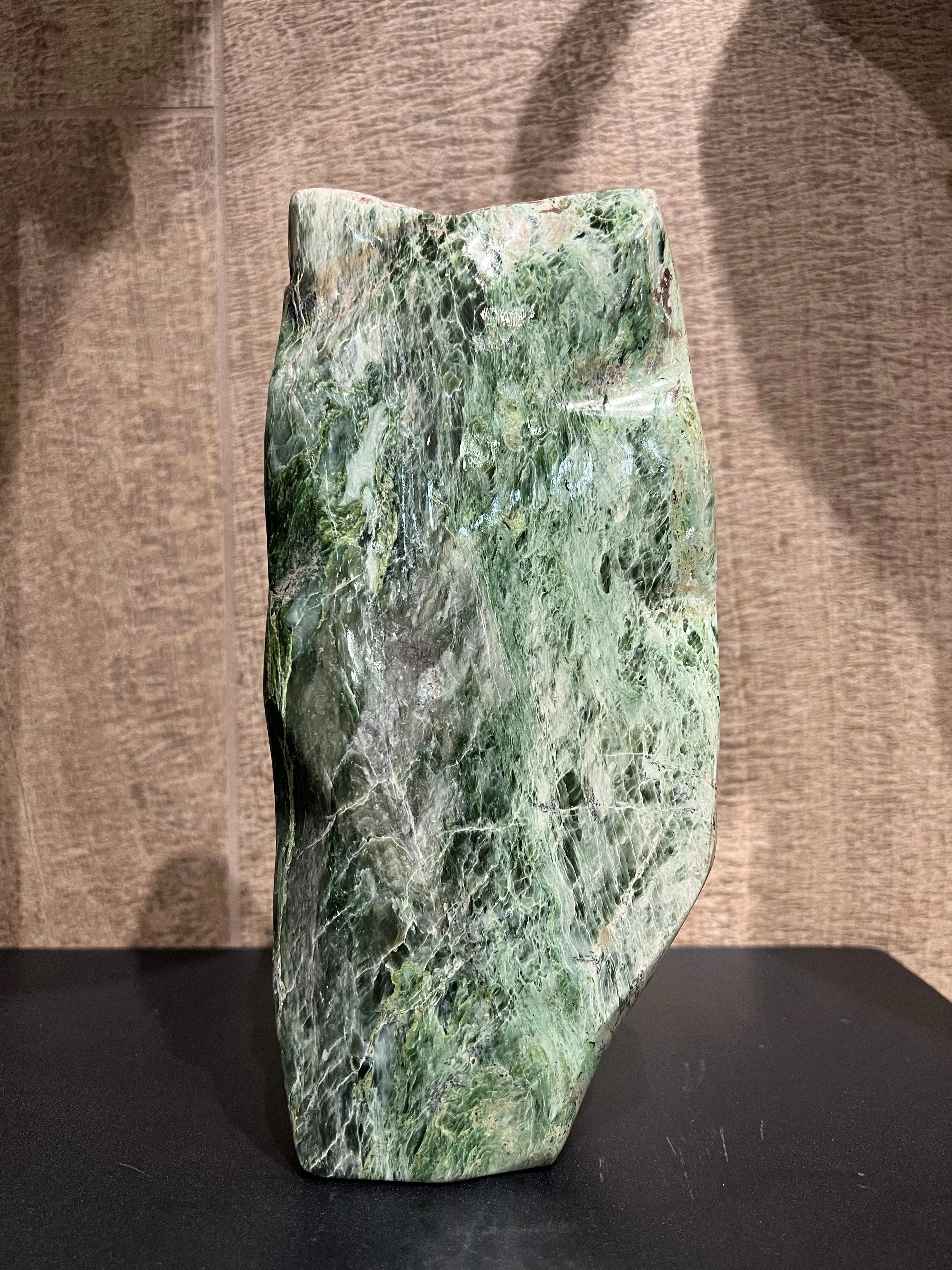 Freeform Nephrite Jade Tower from Afghanistan - 9.5 / 7 lbs