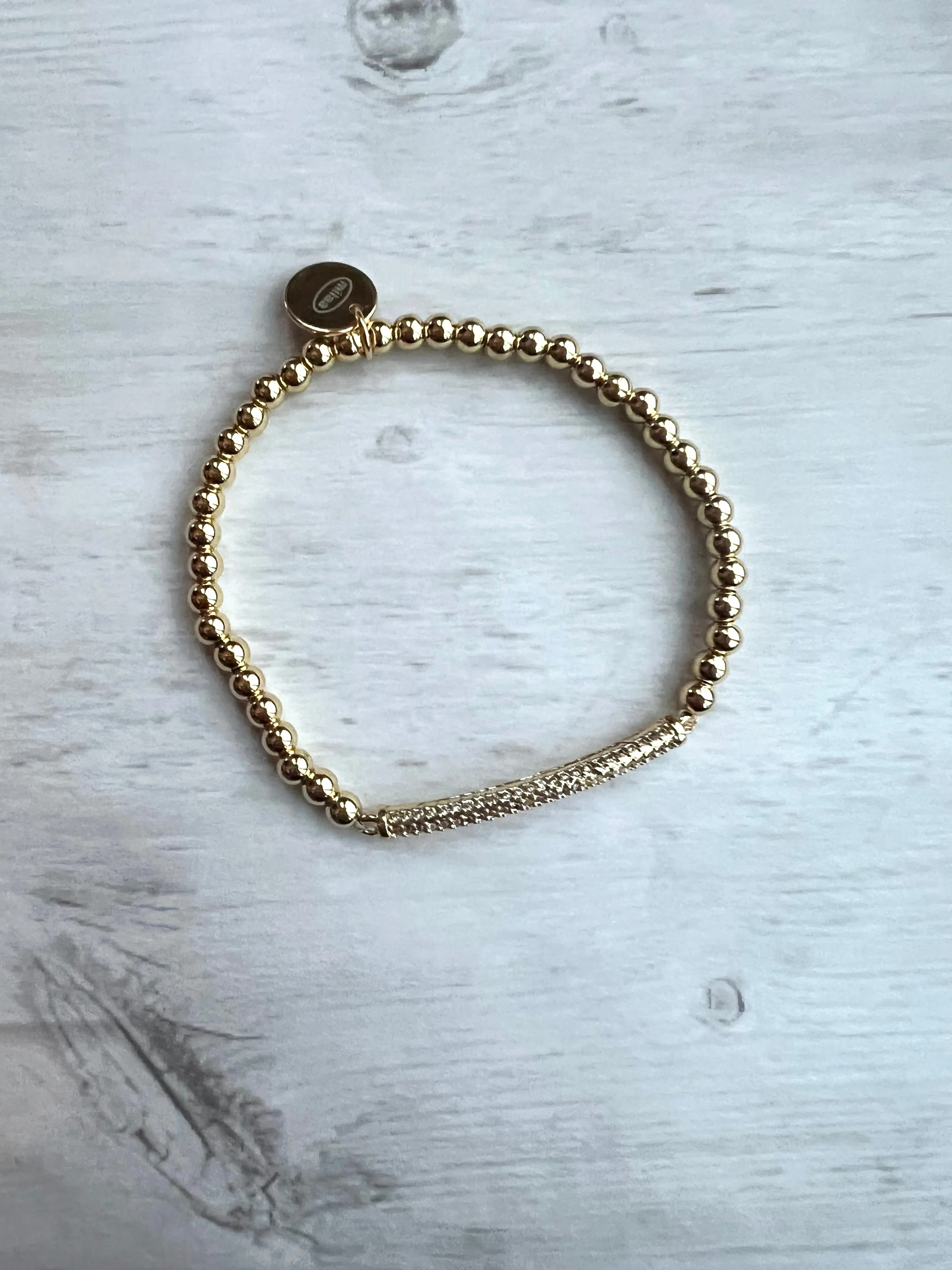 GOLD PLATED BAR BRACELET