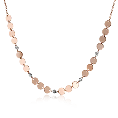 Harmonie Necklace in 18k Gold with Diamonds