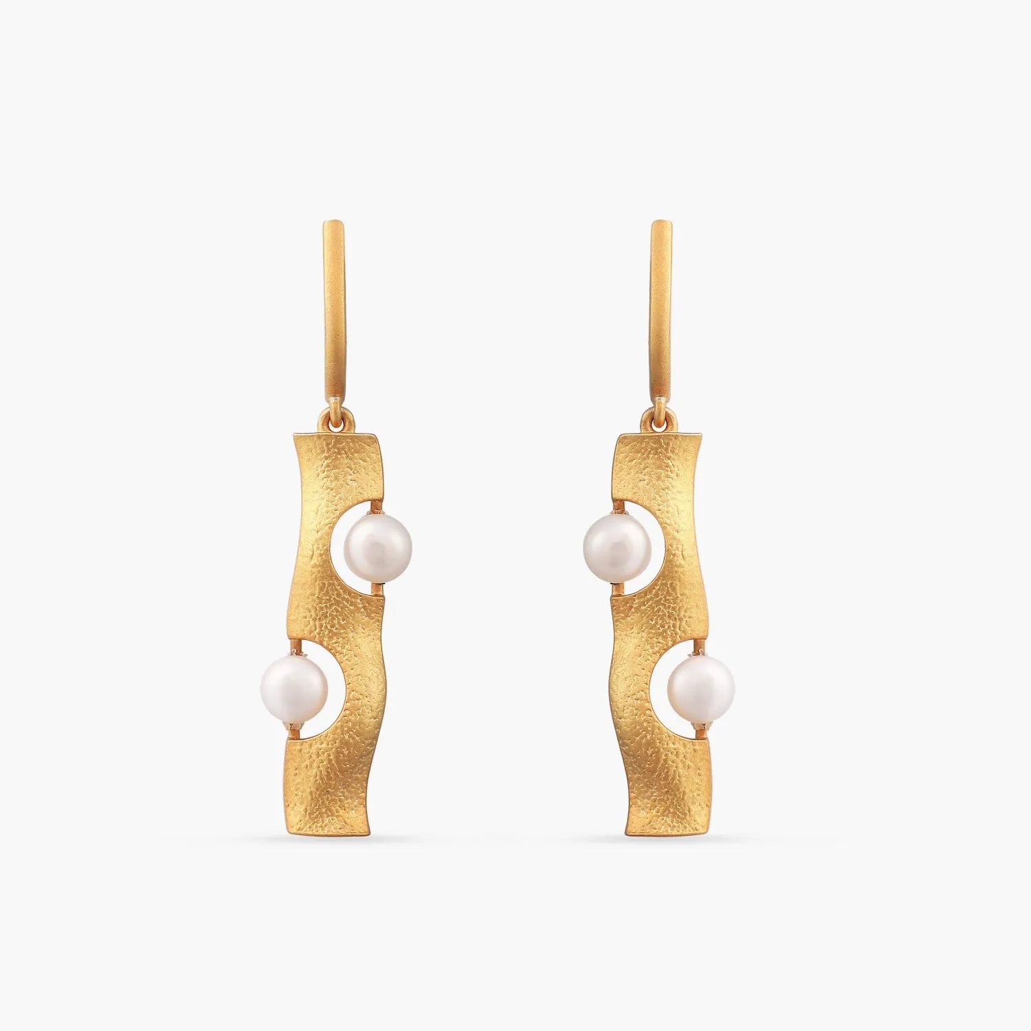 Irta Pearl Silver Earrings