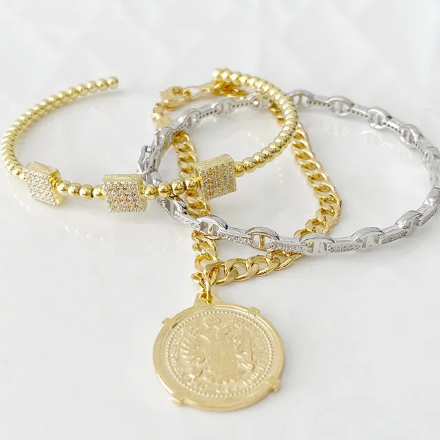 Lira Coin Bracelet