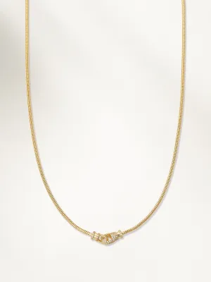 Locked In Snake Chain Necklace