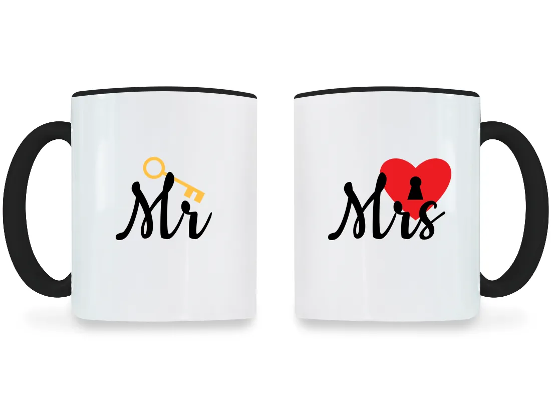 Mr. & Mrs. - Couple Coffee Mugs