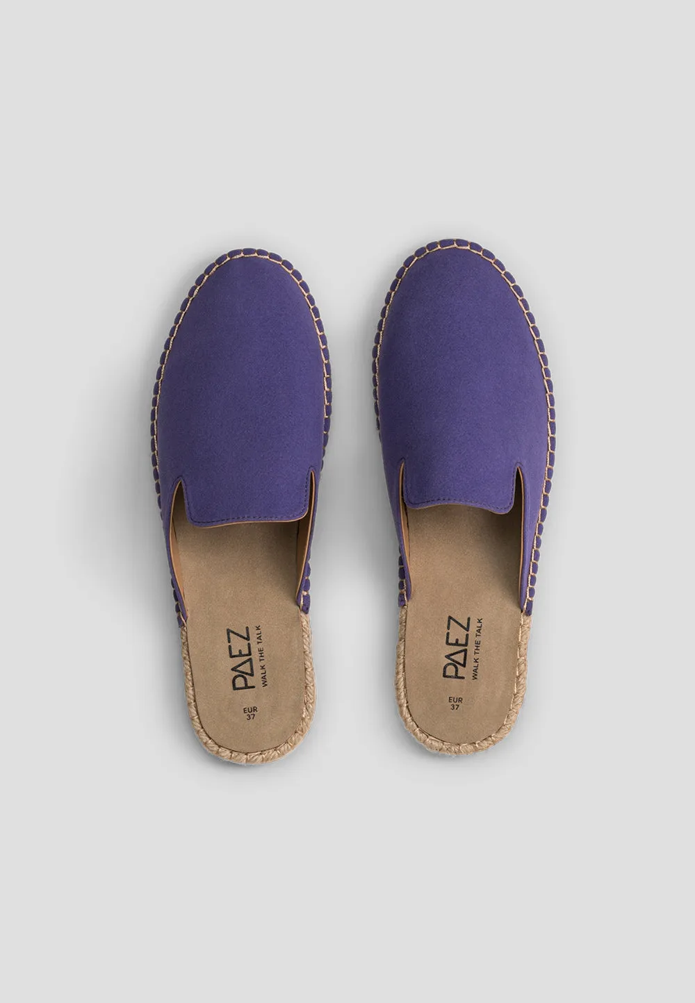 MULE VEGAN SUEDE AMETHYST