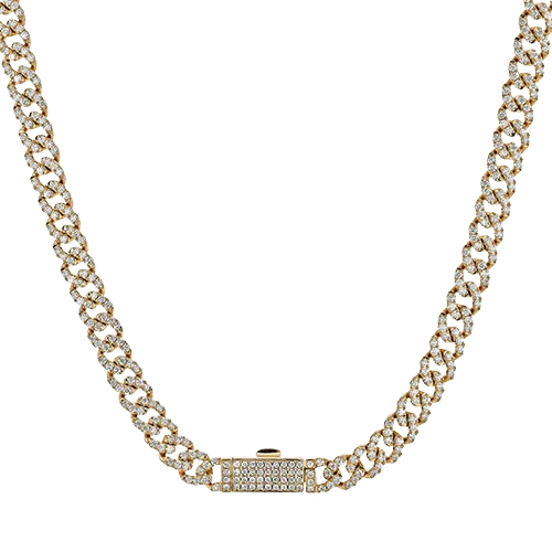 Necklace in 14k Gold with Diamonds