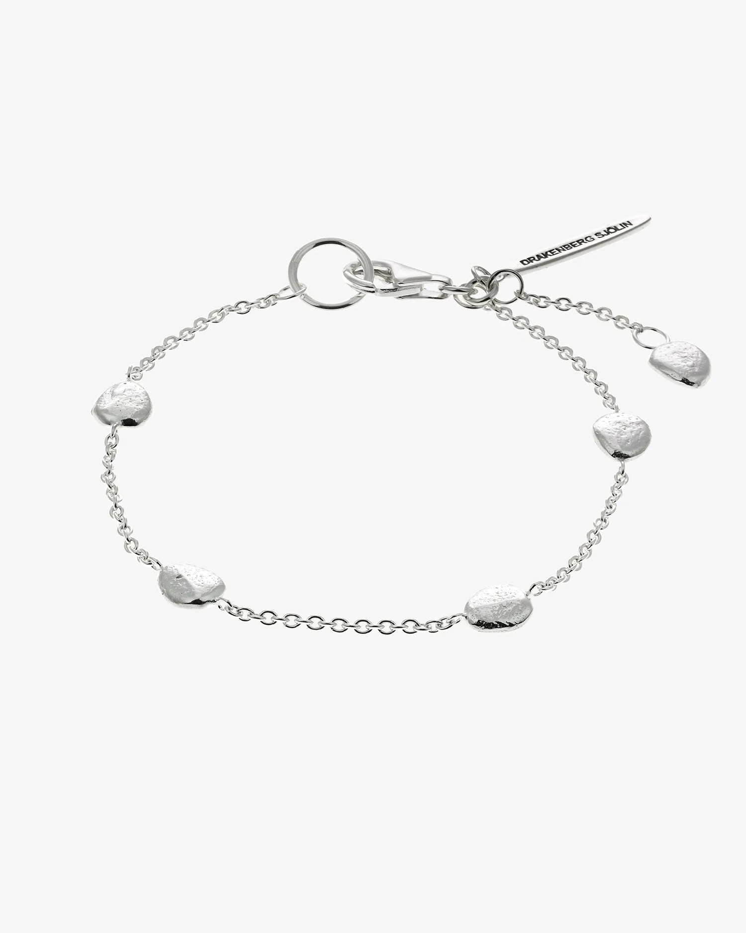 Pebbles bracelet silver