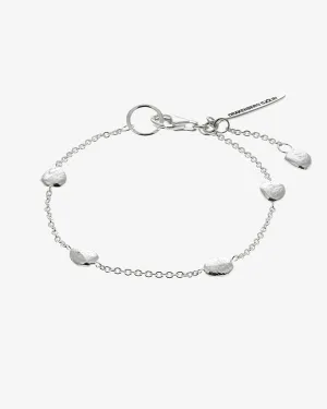 Pebbles bracelet silver