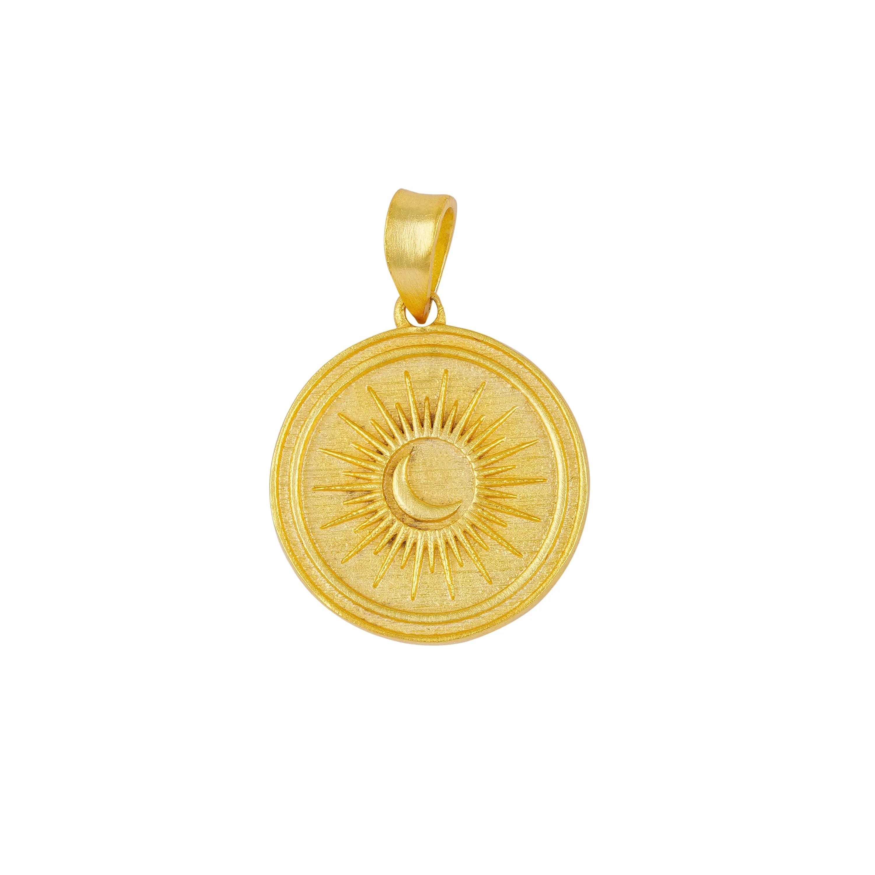 Power of Belief Coin Necklace - Sun & Moon