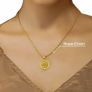 Power of Belief Coin Necklace - Sunflower