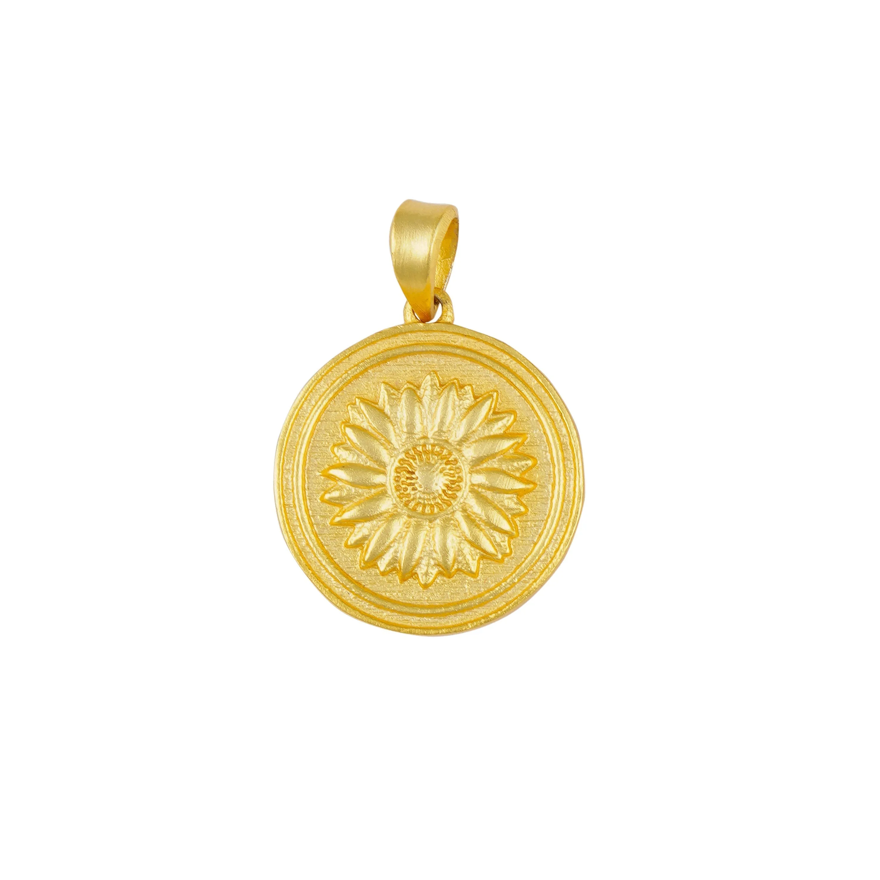 Power of Belief Coin Necklace - Sunflower