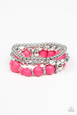 Rural Restoration Pink-Bracelet