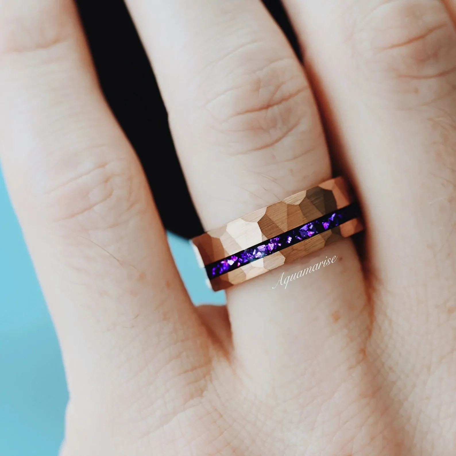 Skye Amethyst Couples Ring