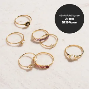 Solid Gold Surprise Ring