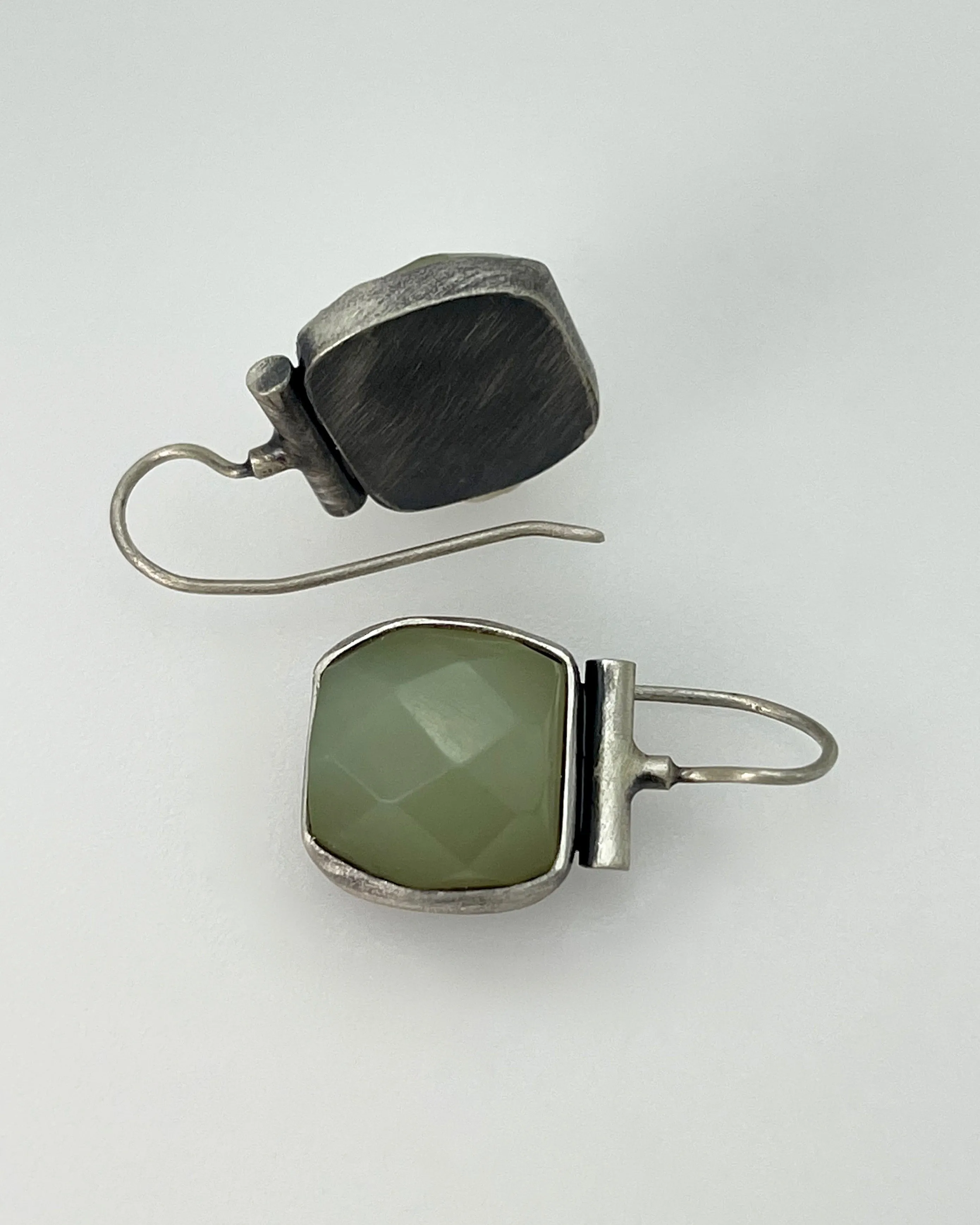 Terri Logan Faceted Jade Earrings