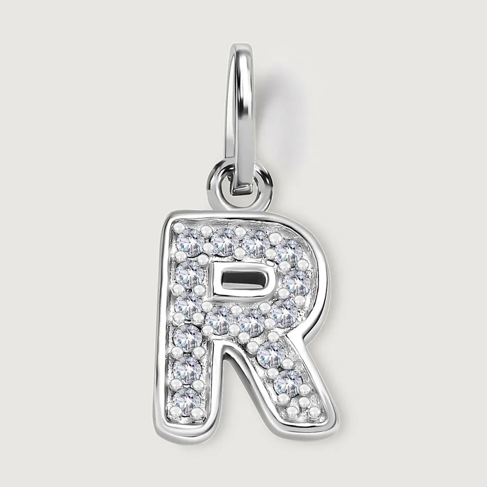 Versa Diamond Alphabet Pendants