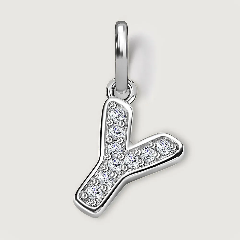 Versa Diamond Alphabet Pendants