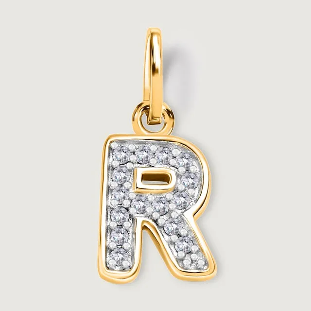 Versa Diamond Alphabet Pendants