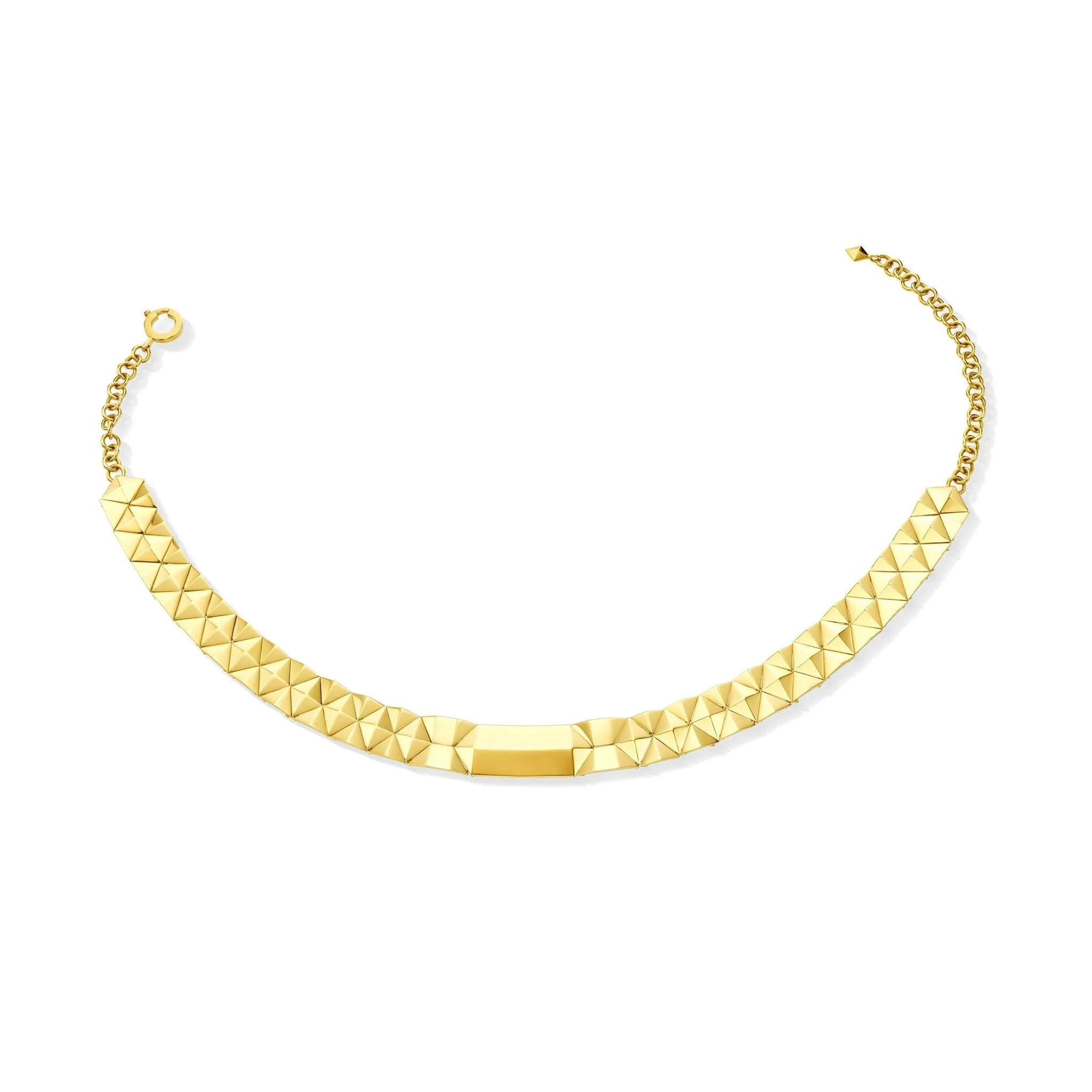 Yellow Gold Python Collar Necklace