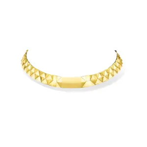 Yellow Gold Python Collar Necklace